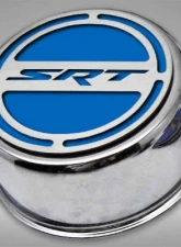 American Car Craft 13Pc Mopar Blue SRT Inlay Deluxe Fluid Shock Tower Cap Covers Dodge Challenger 6.4L 2008-2023                                     - ACC-153053-64MBLU - Image 3