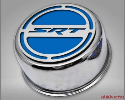American Car Craft 13Pc Mopar Blue SRT Inlay Deluxe Fluid Shock Tower Cap Covers Dodge Challenger 6.4L 2008-2023 - ACC-153053-64MBLU