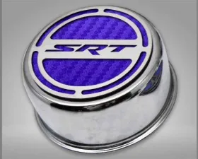 American Car Craft 13Pc Purple Carbon Fiber SRT Inlay Deluxe Fluid Shock Tower Cap Covers Dodge Challenger 5.7L 2008-2023