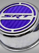 American Car Craft 13Pc Purple Carbon Fiber SRT Inlay Deluxe Fluid Shock Tower Cap Covers Dodge Challenger 5.7L 2008-2023                                     - ACC-153053-57PUR - Image 3
