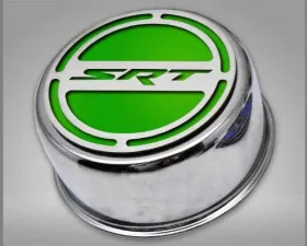 American Car Craft 13Pc Synergy Green Solid SRT Inlay Deluxe Fluid Shock Tower Cap Covers Dodge Challenger 5.7L 2008-2023