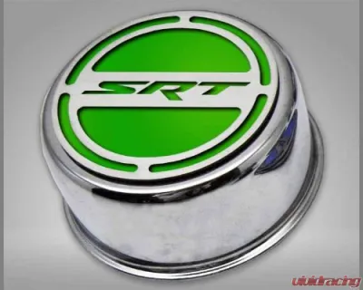 American Car Craft 13Pc Synergy Green Solid SRT Inlay Deluxe Fluid Shock Tower Cap Covers Dodge Challenger 5.7L 2008-2023 - ACC-153053-57SBGR