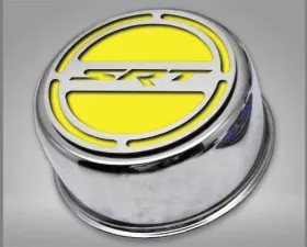 American Car Craft 13Pc Yellow Solid SRT Inlay Deluxe Fluid Shock Tower Cap Covers Dodge Challenger 5.7L 2008-2023