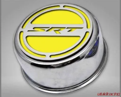 American Car Craft 13Pc Yellow Solid SRT Inlay Deluxe Fluid Shock Tower Cap Covers Dodge Challenger 6.1L 2008-2023 - ACC-153053-61SYLW
