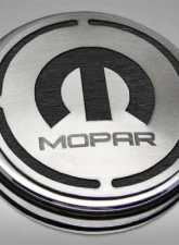 American Car Craft 13Pc Brushed Black Mopar Inlay Deluxe Fluid Shock Tower Cap Covers Dodge Challenger 3.6L 2008-2023                                     - ACC-153054-36BBLK - Image 3