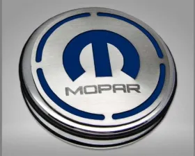 American Car Craft 13Pc Dark Blue Solid Mopar Inlay Deluxe Fluid Shock Tower Cap Covers Dodge Challenger 3.6L 2008-2023