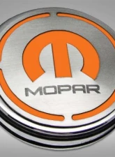 American Car Craft 13Pc HEMI Orange Mopar Inlay Deluxe Fluid Shock Tower Cap Covers Dodge Challenger 6.2L 2008-2023                                     - ACC-153054-62HORG - Image 3