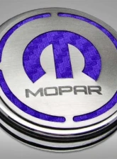 American Car Craft 13Pc Purple Carbon Fiber Mopar Inlay Deluxe Fluid Shock Tower Cap Covers Dodge Challenger 3.6L 2008-2023                                     - ACC-153054-36PUR - Image 3