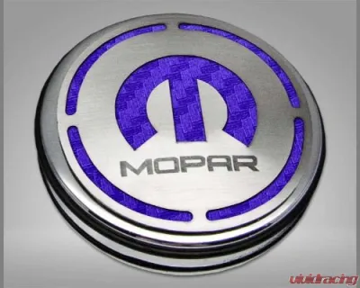 American Car Craft 13Pc Purple Carbon Fiber Mopar Inlay Deluxe Fluid Shock Tower Cap Covers Dodge Challenger 3.6L 2008-2023 - ACC-153054-36PUR