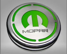 American Car Craft 13Pc Synergy Green Solid Mopar Inlay Deluxe Fluid Shock Tower Cap Covers Dodge Challenger 3.6L 2008-2023