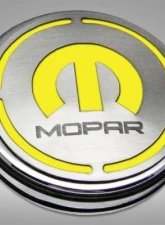 American Car Craft 13Pc Yellow Solid Mopar Inlay Deluxe Fluid Shock Tower Cap Covers Dodge Challenger 3.6L 2008-2023                                     - ACC-153054-36SYLW - Image 3