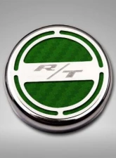 American Car Craft 13Pc Green Carbon Fiber RT Inlay Deluxe Fluid Shock Tower Cap Covers Dodge Challenger 2008-2023                                     - ACC-153055-57GRN - Image 3