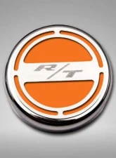 American Car Craft 13Pc HEMI Orange RT Inlay Deluxe Fluid Shock Tower Cap Covers Dodge Challenger 2008-2023                                     - ACC-153055-57HORG - Image 3