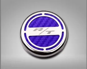 American Car Craft 13Pc Purple Carbon Fiber RT Inlay Deluxe Fluid Shock Tower Cap Covers Dodge Challenger 2008-2023