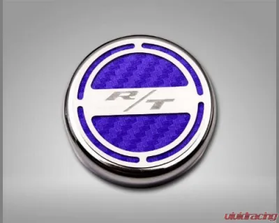 American Car Craft 13Pc Purple Carbon Fiber RT Inlay Deluxe Fluid Shock Tower Cap Covers Dodge Challenger 2008-2023 - ACC-153055-57PUR