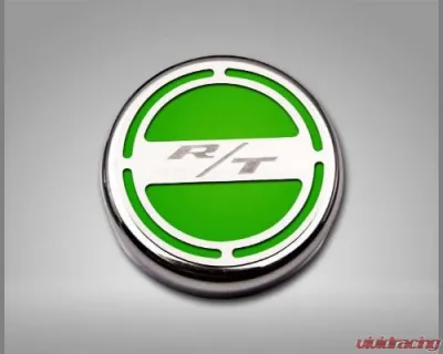American Car Craft 13Pc Synergy Green Solid RT Inlay Deluxe Fluid Shock Tower Cap Covers Dodge Challenger 2008-2023 - ACC-153055-57SBGR