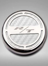 American Car Craft 13Pc White Carbon Fiber RT Inlay Deluxe Fluid Shock Tower Cap Covers Dodge Challenger 2008-2023                                     - ACC-153055-57WHT - Image 3