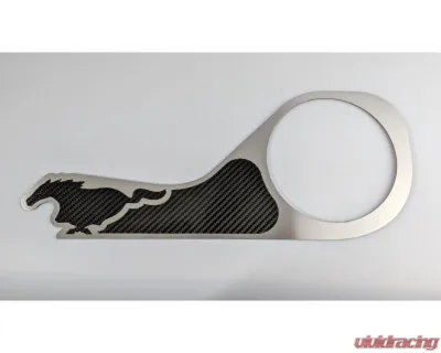 American Car Craft 2Pc Brushed Finish Pony Style Carbon Fiber Door Guards Ford Mustang 2015-2020 - ACC-271075