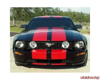 American Car Craft Grey Solid Premium Vinyl Custom Racing Stripes Ford Mustang 2005-2009 - ACC-272008