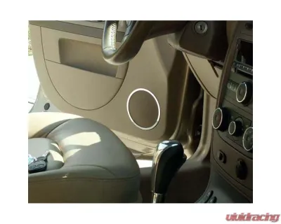 American Car Craft 2Pc Polished Stainless Steel Front Speaker Rings Chevrolet HHR 2006-2012 - ACC-421010