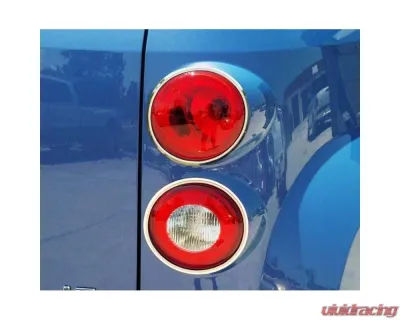 American Car Craft Polished Stainless w/Brushed Rings Taillight Trim Chevrolet HHR 2006-2012 - ACC-422016