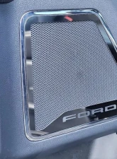 American Car Craft Front Inner Door Speaker Trim w/ "FORD" Etched Logo Ford F-250 Super Duty 2017-2022                                     - ACC-791009 - Image 3