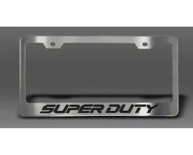 American Car Craft License Plate Frame w/ Black Carbon Fiber 