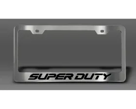 American Car Craft License Plate Frame w/ Solid Black 