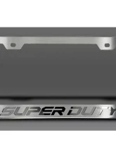 American Car Craft License Plate Frame w/ No Color "Super Duty" Lettering Ford F-250 2017-2022                                     - ACC-792002 - Image 2