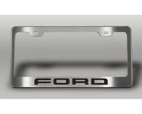 American Car Craft License Plate Frame w/ Black Carbon Fiber 