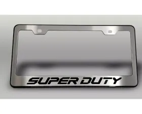 American Car Craft Black License Plate Frame w/ Solid Black 