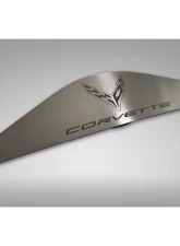 American Car Craft Brushed Finish Rear Vanity Plate with Etched Corvette Logo Chevrolet C8 Corvette Coupe 2020-2024                                     - ACC-883032 - Image 5