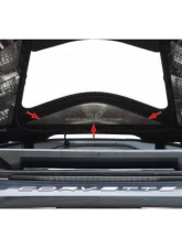 American Car Craft Brushed Finish Rear Vanity Plate with Etched Corvette Logo Chevrolet C8 Corvette Coupe 2020-2024                                     - ACC-883032 - Image 9