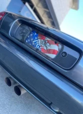 American Car Craft Carbon Fiber with Black Brushed Trim Tag Back Frame Dodge Viper RT-10 Gen 2 1996-2002                                     - ACC-962090 - Image 7