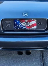 American Car Craft Carbon Fiber with Black Brushed Trim Tag Back Frame Dodge Viper RT-10 Gen 2 1996-2002                                     - ACC-962090 - Image 6