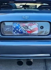 American Car Craft Carbon Fiber with Black Brushed Trim Tag Back Frame Dodge Viper RT-10 Gen 2 1996-2002                                     - ACC-962090 - Image 5