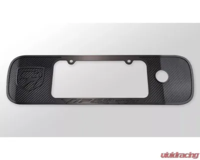 American Car Craft Carbon Fiber with Black Brushed Trim Tag Back Frame Dodge Viper RT-10 Gen 2 1996-2002 - ACC-962090