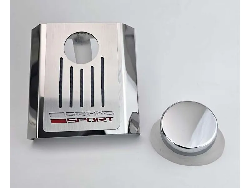 American Car Craft Master Cylinder Cover Polished Stainless Manual Chevrolet Corvettes C7 GS 2014-2019 - ACC-053132