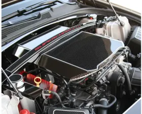 American Car Craft Supercharger Cover Polished Stainless Steel w/ Perforation | Carbon Fiber Cadillac Cts-V 2016-2019