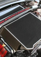American Car Craft Supercharger Cover Polished Stainless Steel w/ Perforation | Carbon Fiber Cadillac Cts-V 2016-2019                                     - ACC-123102 - Image 3