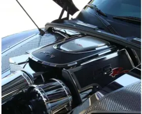 American Car Craft Engine Shroud Trim Cover Carbon Fiber Chevrolet SSR 2005-2006