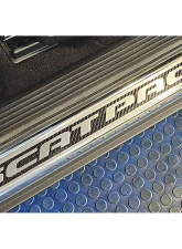 American Car Craft Carbon Fiber Door Sills w/Scat Pack Brushed Lettering w/White LED 2pc Dodge Challenger 2015-2024                                     - ACC-151083-WHTL - Image 3