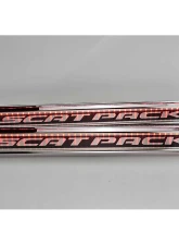 American Car Craft Carbon Fiber Door Sills w/Scat Pack Brushed Lettering w/Red LED 2pc Dodge Challenger 2015-2024                                     - ACC-151083-RDL - Image 3
