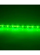 American Car Craft Carbon Fiber Door Sills w/HEMI Brushed Lettering w/Green LED Illumination 2pc Dodge Challenger 2015-2024                                     - ACC-151085-GRNL - Image 2