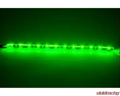 American Car Craft Carbon Fiber Door Sills w/HEMI Brushed Lettering w/Green LED Illumination 2pc Dodge Challenger 2015-2024 - ACC-151085-GRNL