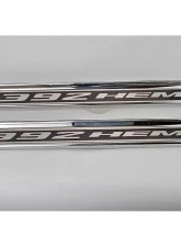 American Car Craft Carbon Fiber Door Sills w/392 HEMI Brushed Lettering w/White LED Illumination 2pc Dodge Challenger 2015-2024                                     - ACC-151087-WHTL - Image 3