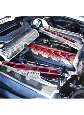 American Car Craft Exposed Crossmembers Header Guard and Covers Perforated Chevrolet Corvette C8 HTC 2020-2024                                     - ACC-883208 - Image 3