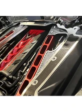 American Car Craft Exposed Crossmembers Header Guard and Covers Perforated Chevrolet Corvette C8 HTC 2020-2024                                     - ACC-883208 - Image 3