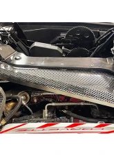 American Car Craft Stainless Steel Header Guard and Crossmember Covers Perforated Chevrolet Corvette C8 HTC 2020-2024                                     - ACC-883209 - Image 3