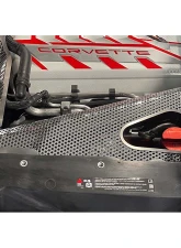 American Car Craft Stainless Steel Header Guard and Crossmember Covers Perforated Chevrolet Corvette C8 HTC 2020-2024                                     - ACC-883209 - Image 4